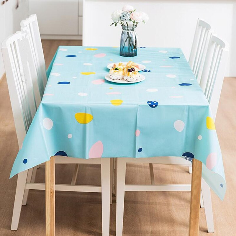 Nordijski perivi PVC stolnjak Vodootporni plastični stolnjak za jednokratnu upotrebu Prekrivač za stol Pravokutna mušena tkanina Stolna krpa