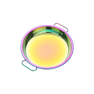 Liangpi tanjur od nehrđajućeg čelika 304 Liangpi tanjur od nehrđajućeg čelika Nova boja Liangpi tanjur Kreativni disk s ručkom Parna ploča