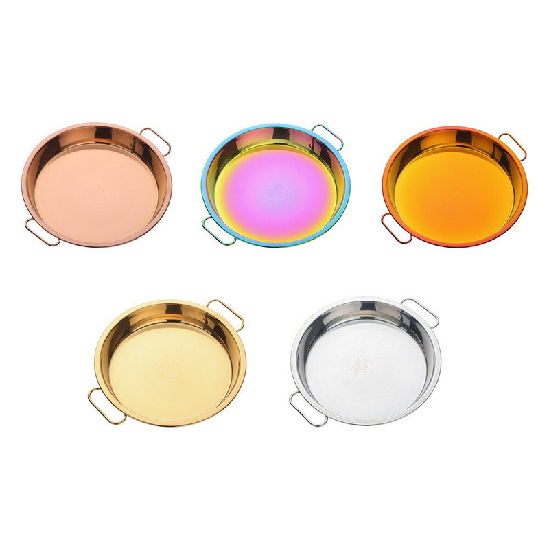 Liangpi tanjur od nehrđajućeg čelika 304 Liangpi tanjur od nehrđajućeg čelika Nova boja Liangpi tanjur Kreativni disk s ručkom Parna ploča