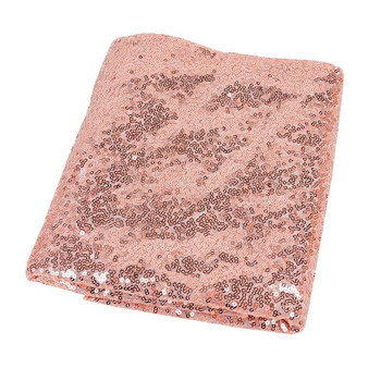 180x120cm Ορθογώνιο κάλυμμα τραπεζιού Glitter παγιέτα Τραπεζομάντιλο Ροζ χρυσό Τραπεζομάντηλο για Γάμο Γενέθλια Διακόσμηση σπιτιού