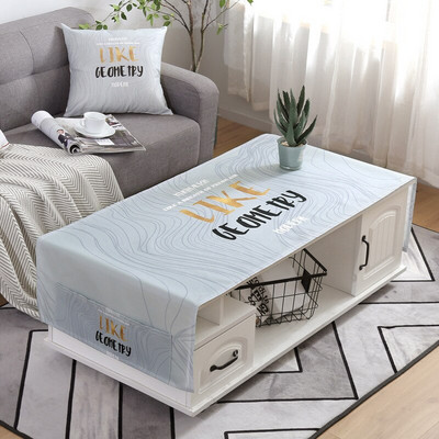 Poliesterio staltiesė Briedis Spausdintas stalo viršelis Buitinis stačiakampis darbastalio dangtelis Dulkėms atsparus staltiesė Namų dekoras Manteles