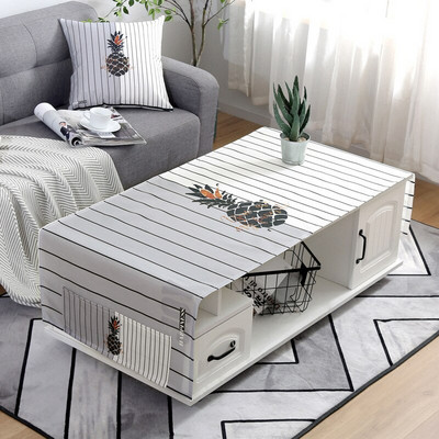 Poliesterio staltiesė Briedis Spausdintas stalo viršelis Buitinis stačiakampis darbastalio dangtelis Dulkėms atsparus staltiesė Namų dekoras Manteles