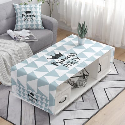 Poliesterio staltiesė Briedis Spausdintas stalo viršelis Buitinis stačiakampis darbastalio dangtelis Dulkėms atsparus staltiesė Namų dekoras Manteles