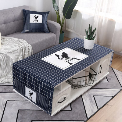 Poliesterio staltiesė Briedis Spausdintas stalo viršelis Buitinis stačiakampis darbastalio dangtelis Dulkėms atsparus staltiesė Namų dekoras Manteles