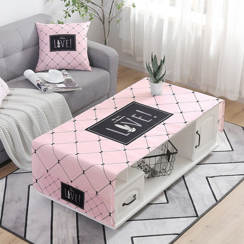 Poliesterio staltiesė Briedis Spausdintas stalo viršelis Buitinis stačiakampis darbastalio dangtelis Dulkėms atsparus staltiesė Namų dekoras Manteles