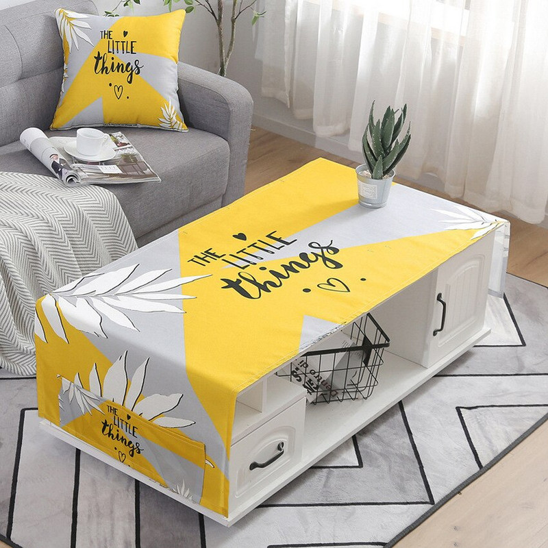 Poliesterio staltiesė Briedis Spausdintas stalo viršelis Buitinis stačiakampis darbastalio dangtelis Dulkėms atsparus staltiesė Namų dekoras Manteles