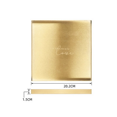 Organizator de depozitare decorativ modern Tavă Tavă de servire Placi de prezentare din oțel inoxidabil pentru bijuterii Machiaj EL