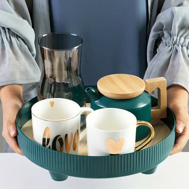 Tava de depozitare Decor pentru casa Organizator de depozitare Decoratiuni Tavi Suport pentru lumanari pentru aromaterapie Parfum Cosmetice Cafea Alimente