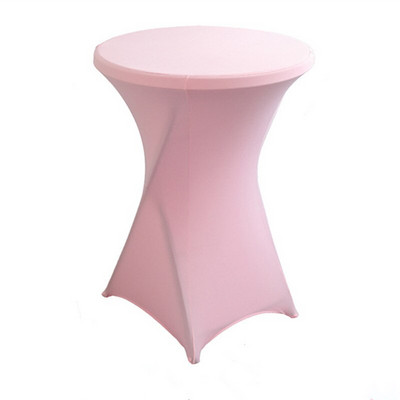 Elasztikus Lycra bárasztalhuzat Stretch Spandex koktél asztalterítő rendezvény kellékek Hotel Party esküvői asztalborító