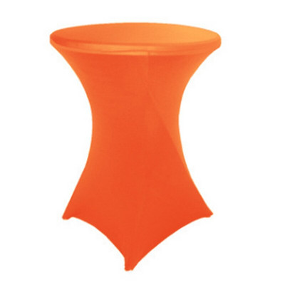 Elasztikus Lycra bárasztalhuzat Stretch Spandex koktél asztalterítő rendezvény kellékek Hotel Party esküvői asztalborító