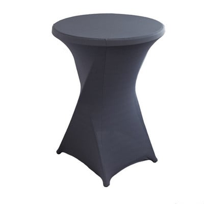 Elasztikus Lycra bárasztalhuzat Stretch Spandex koktél asztalterítő rendezvény kellékek Hotel Party esküvői asztalborító