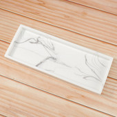 Márvány mintás tárolótálcák Fürdőszoba állvány Tálcák WC-tartály tárolótálca otthoni szállodához