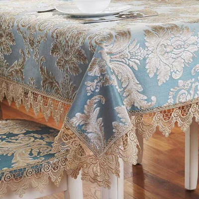 Europski vez Stolnjaci Luksuzni čipkasti pokrivač za stol Dekoracija za stol za blagovaonicu Pravokutni stolnjak Dekoracija vjenčanja
