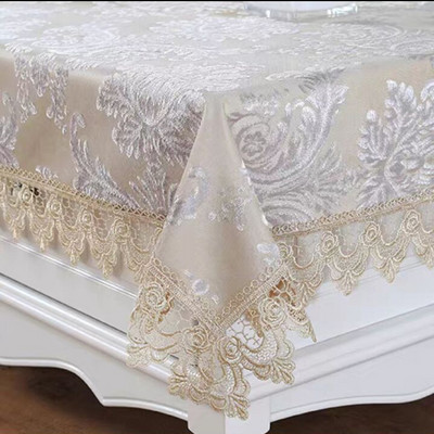 Europski vez Stolnjaci Luksuzni čipkasti pokrivač za stol Dekoracija za stol za blagovaonicu Pravokutni stolnjak Dekoracija vjenčanja