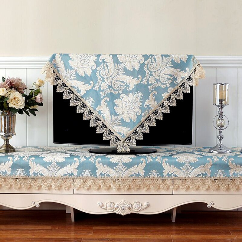 Europski vez Stolnjaci Luksuzni čipkasti pokrivač za stol Dekoracija za stol za blagovaonicu Pravokutni stolnjak Dekoracija vjenčanja