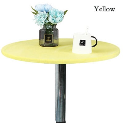 Daugkartinio naudojimo kokteilių staltiesė aksominė elastinga prigludusi tampri staltiesė apvaliais kraštais stalo užvalkalas 60/70/80/90/100/120/150 cm