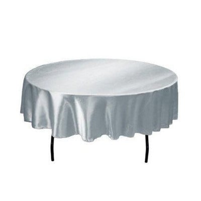 Față de masă rotundă de 145 cm, din satin, lucrată manual, pentru acasă, mese de nuntă, restaurant, petrecere, decorațiuni de Crăciun, verde