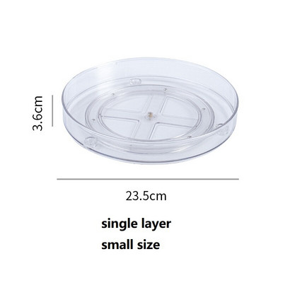 360 besisukantis patefonas Organizatorius Gėrimų kosmetikos laikymo lentyna Virtuvės laikymo prieskonių lentynėlė Vonios kambario padėklas dekoratyvinis padėklas