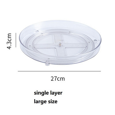 360 besisukantis patefonas Organizatorius Gėrimų kosmetikos laikymo lentyna Virtuvės laikymo prieskonių lentynėlė Vonios kambario padėklas dekoratyvinis padėklas