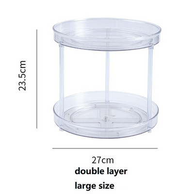 360 besisukantis patefonas Organizatorius Gėrimų kosmetikos laikymo lentyna Virtuvės laikymo prieskonių lentynėlė Vonios kambario padėklas dekoratyvinis padėklas
