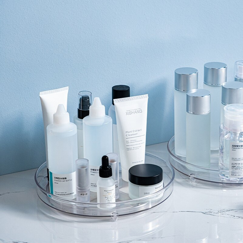 360 besisukantis patefonas Organizatorius Gėrimų kosmetikos laikymo lentyna Virtuvės laikymo prieskonių lentynėlė Vonios kambario padėklas dekoratyvinis padėklas