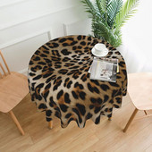 Obrus s leopardím vzorom, módny zvierací veľkoobchod, kawaii obrus, banketová potlač, ochrana, polyesterový obrus