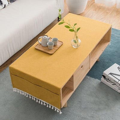 Nordic Living Room Dohányzóasztal Abrosz Négyszögletes Modern Egyszerű Tea Asztalterítő Asztalterítő TV Szekrény Huzat Törölköző