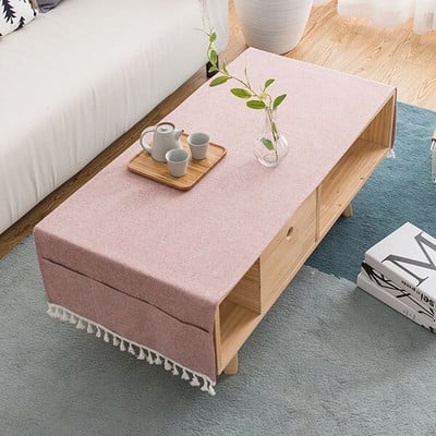 Nordic Living Room Dohányzóasztal Abrosz Négyszögletes Modern Egyszerű Tea Asztalterítő Asztalterítő TV Szekrény Huzat Törölköző