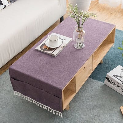 Nordic Living Room Dohányzóasztal Abrosz Négyszögletes Modern Egyszerű Tea Asztalterítő Asztalterítő TV Szekrény Huzat Törölköző