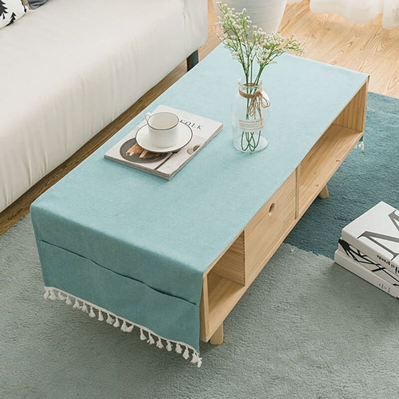 Nordic Living Room Dohányzóasztal Abrosz Négyszögletes Modern Egyszerű Tea Asztalterítő Asztalterítő TV Szekrény Huzat Törölköző