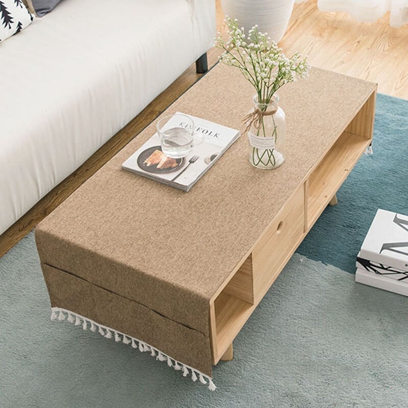 Nordic Living Room Dohányzóasztal Abrosz Négyszögletes Modern Egyszerű Tea Asztalterítő Asztalterítő TV Szekrény Huzat Törölköző