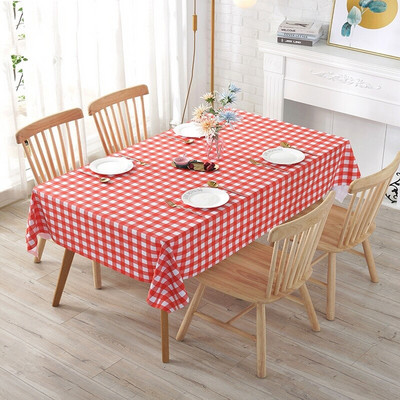 Față de masă de Anul Nou Plaids și huse Față de masă Față de masă Pvc Impermeabil Față de masă pentru bucătărie de masă