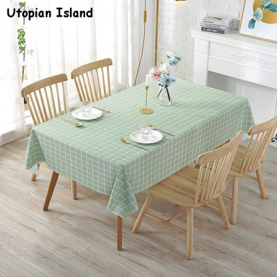 Față de masă de Anul Nou Plaids și huse Față de masă Față de masă Pvc Impermeabil Față de masă pentru bucătărie de masă