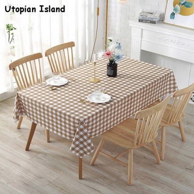 Față de masă de Anul Nou Plaids și huse Față de masă Față de masă Pvc Impermeabil Față de masă pentru bucătărie de masă