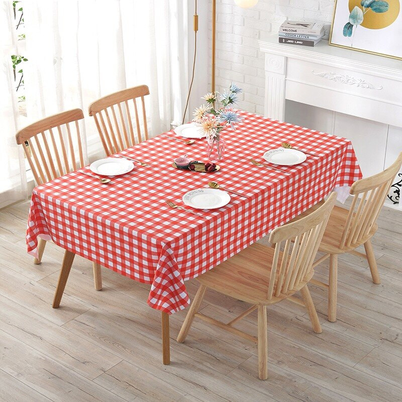 Față de masă de Anul Nou Plaids și huse Față de masă Față de masă Pvc Impermeabil Față de masă pentru bucătărie de masă