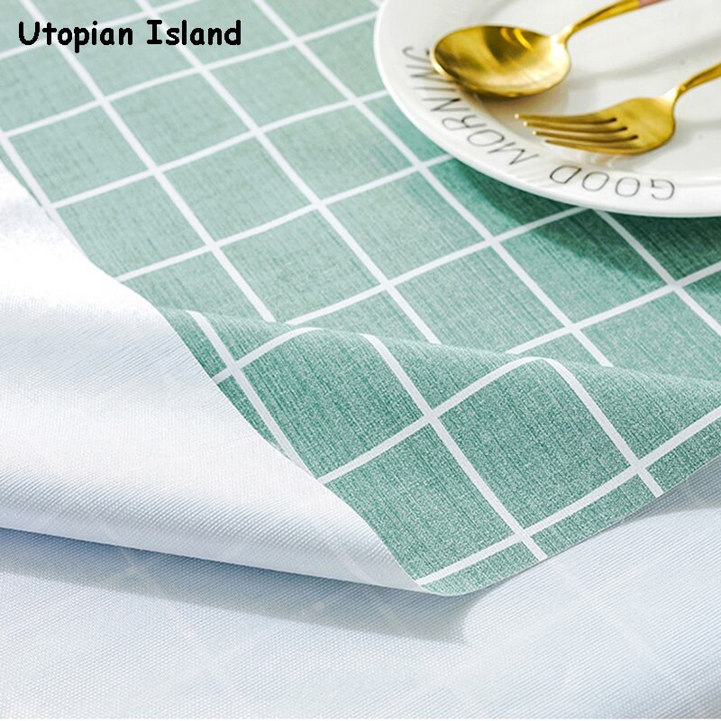 Față de masă de Anul Nou Plaids și huse Față de masă Față de masă Pvc Impermeabil Față de masă pentru bucătărie de masă