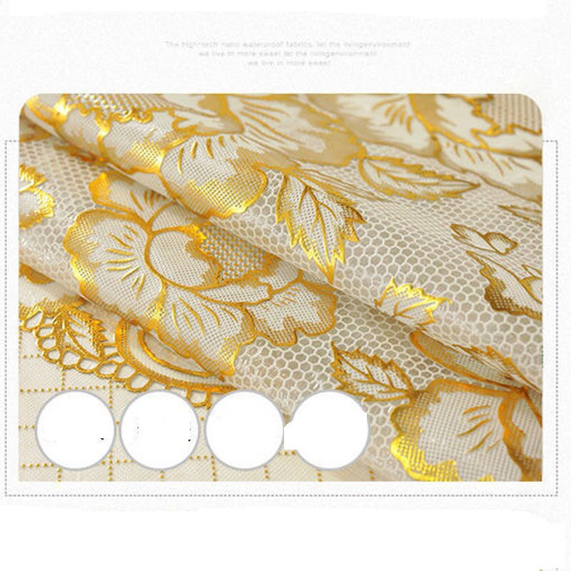 Față de masă în stil european Față de masă ovală Față de masă rezistentă la ulei PVC Material de protecție a mediului Față de masă