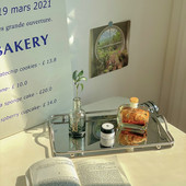 CuteLife Metalni pravokutnik Pladanj za odlaganje kolača Kuhinjski pribor Hrana Nakit Stolni pladanj Kućni dekor Voće Roštilj Posuđe za čaj Posuđe