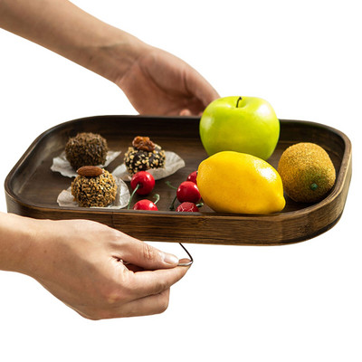 Kanapétálca Asztal Kanapé karfa Clip-On Tálca Natúr bambusz kanapétálca Praktikus TV uzsonnatálca távirányítós kávés snackekhez