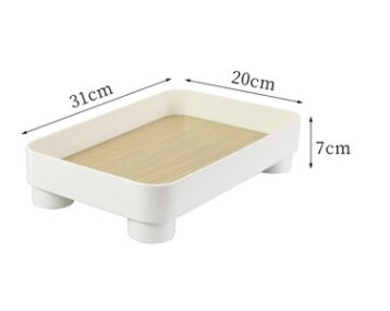Multifunkčný úložný podnos v severskom štýle, podnos na ovocie, úložný pohár s tanierikom na parfum, okrúhle podnosy na čaj