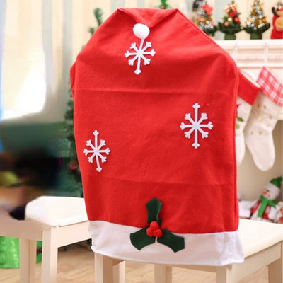 Novi božićni ukrasi Otisnuti navlake za stolice Stolnjaci Home Decor All Inclusive Rastezljive navlake za stolice Dekoracije stolova za zabave