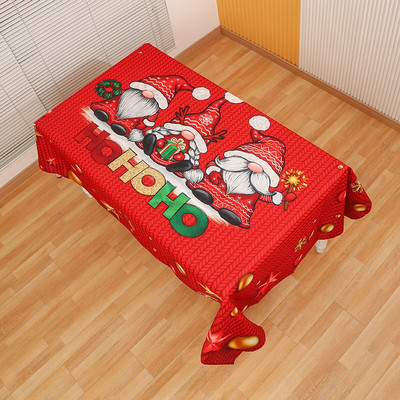 Novi božićni ukrasi Otisnuti navlake za stolice Stolnjaci Home Decor All Inclusive Rastezljive navlake za stolice Dekoracije stolova za zabave