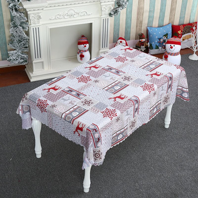 Novi božićni ukrasi Otisnuti navlake za stolice Stolnjaci Home Decor All Inclusive Rastezljive navlake za stolice Dekoracije stolova za zabave