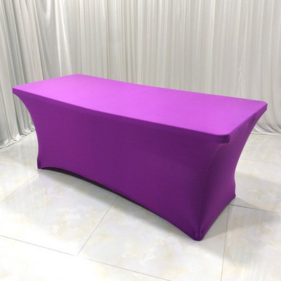 Obrus na párty Spandex Lycra Stôl Cover pre svadobnú hostinu Hotel Home Decoration Výstava Show Stretnutie Cocktail Table Cover