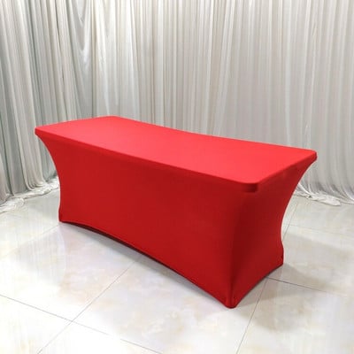 Obrus na párty Spandex Lycra Stôl Cover pre svadobnú hostinu Hotel Home Decoration Výstava Show Stretnutie Cocktail Table Cover