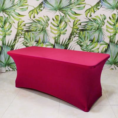 Obrus na párty Spandex Lycra Stôl Cover pre svadobnú hostinu Hotel Home Decoration Výstava Show Stretnutie Cocktail Table Cover