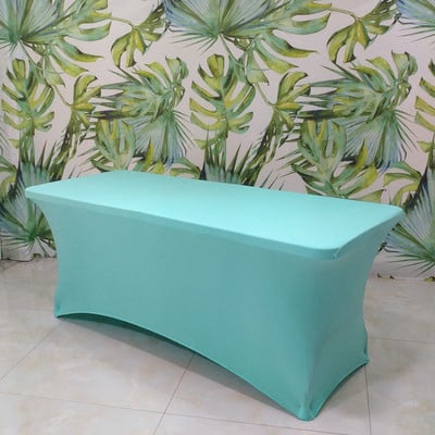 Obrus na párty Spandex Lycra Stôl Cover pre svadobnú hostinu Hotel Home Decoration Výstava Show Stretnutie Cocktail Table Cover