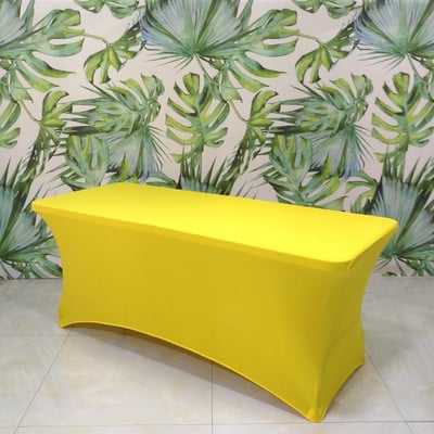 Obrus na párty Spandex Lycra Stôl Cover pre svadobnú hostinu Hotel Home Decoration Výstava Show Stretnutie Cocktail Table Cover