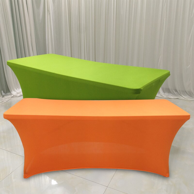 Obrus na párty Spandex Lycra Stôl Cover pre svadobnú hostinu Hotel Home Decoration Výstava Show Stretnutie Cocktail Table Cover