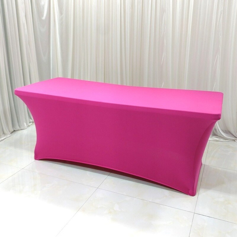 Obrus na párty Spandex Lycra Stôl Cover pre svadobnú hostinu Hotel Home Decoration Výstava Show Stretnutie Cocktail Table Cover